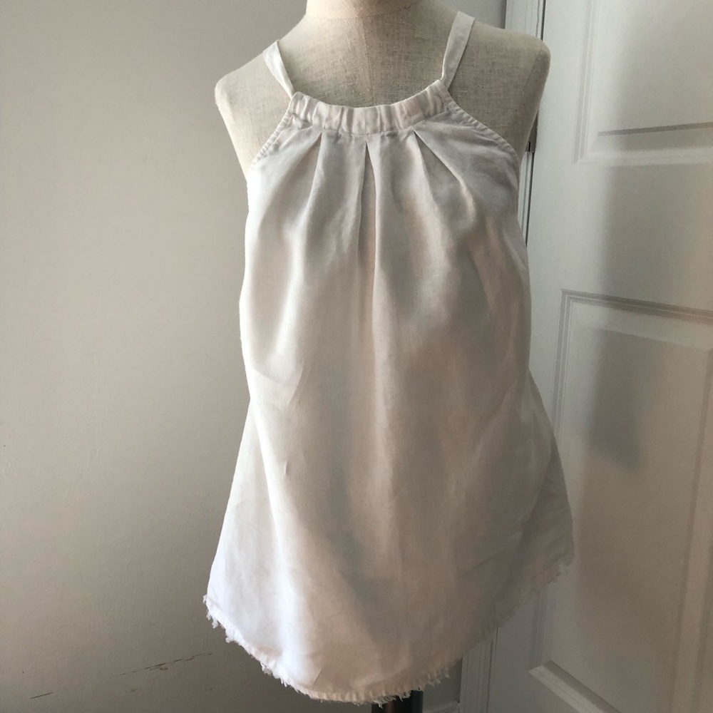 Tommy Bahama Elegant White Linen Top